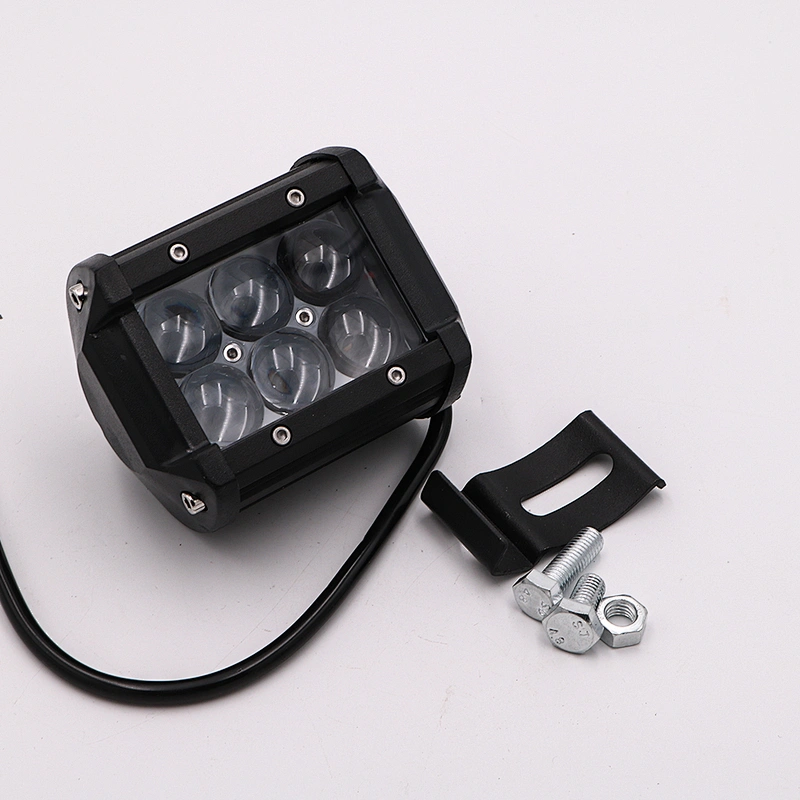 CENREE 1pcs Light Bar 18W IP67 1620LM Motorcycle Tractor Boat Off Road 4WD 4x4 Truck SUV ATV Spot Light LEDWork Light Lamp