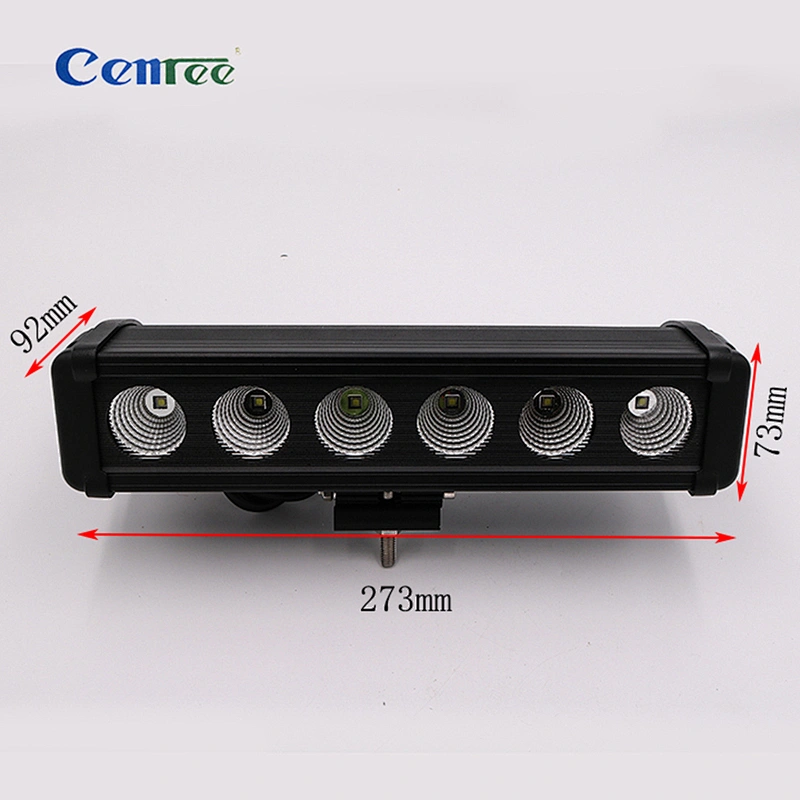 CENREE 1PCS 9-30V 60W LED工作灯条IP67防水Led梁用于拖拉机船越野4WD 4x4卡车SUV ATV泛光灯