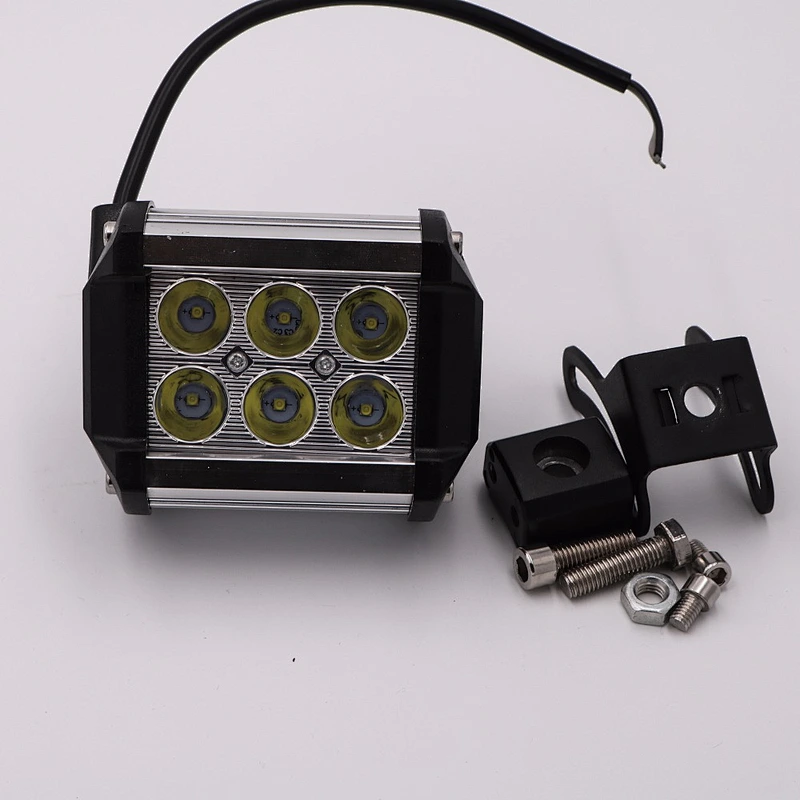 CENREE 1pcs Silver light bar 18W Work Light Lamp IP67 Waterproof 6000K LED Bar