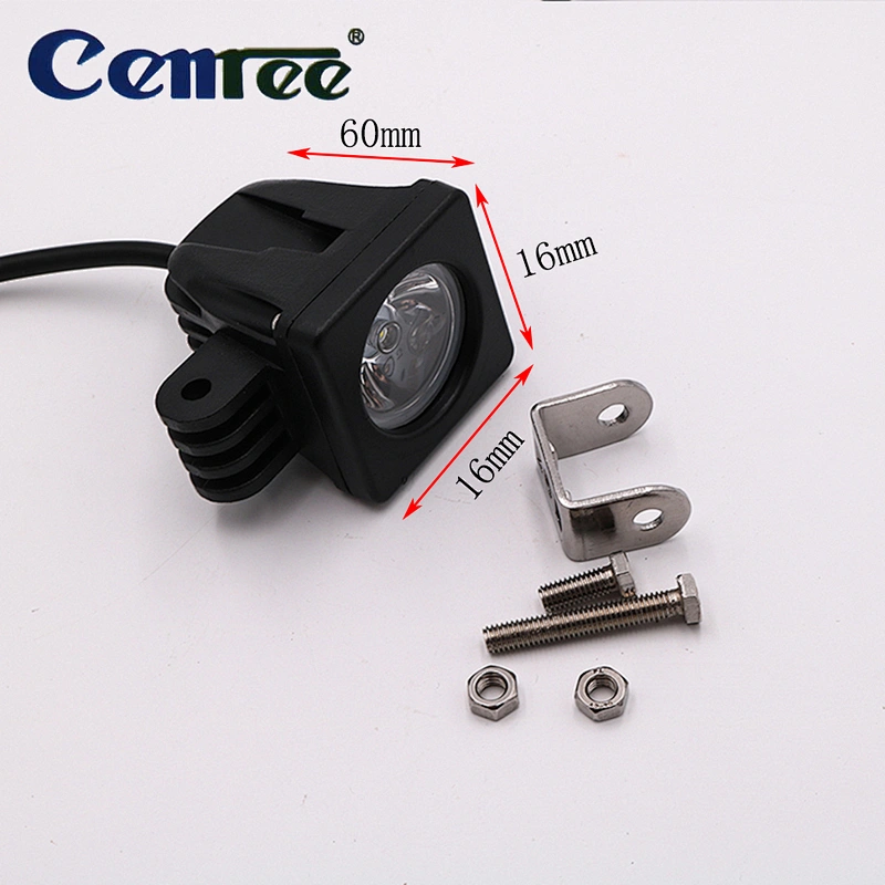 CENREE 10W维修灯摩托车灯方形小射灯LED工作灯