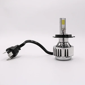 CENREE 1件LED汽车前灯3800lm 36W灯泡H4替换汽车前照灯6500K汽车灯雾灯