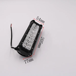 CENREE 54W 1PCS 9-30V LED条IP67防水6000K 2100LM双排LED工作灯用于拖拉机船越野