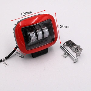 CENREE 1pcs红/黑灯条30W IP67 2500LM LED酒吧用于船越野4WD 4x4卡车SUV ATV Jeep牧马人
