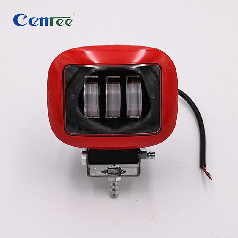 CENREE 1pcs红/黑灯条30W IP67 2500LM LED酒吧用于船越野4WD 4x4卡车SUV ATV Jeep牧马人