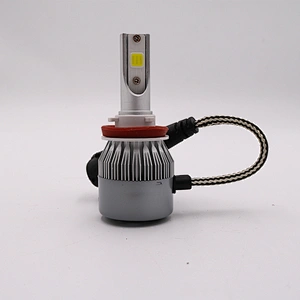 CENREE 1件LED汽车前灯3800lm 36W灯泡H11替换汽车前照灯汽车LED灯雾灯6500K