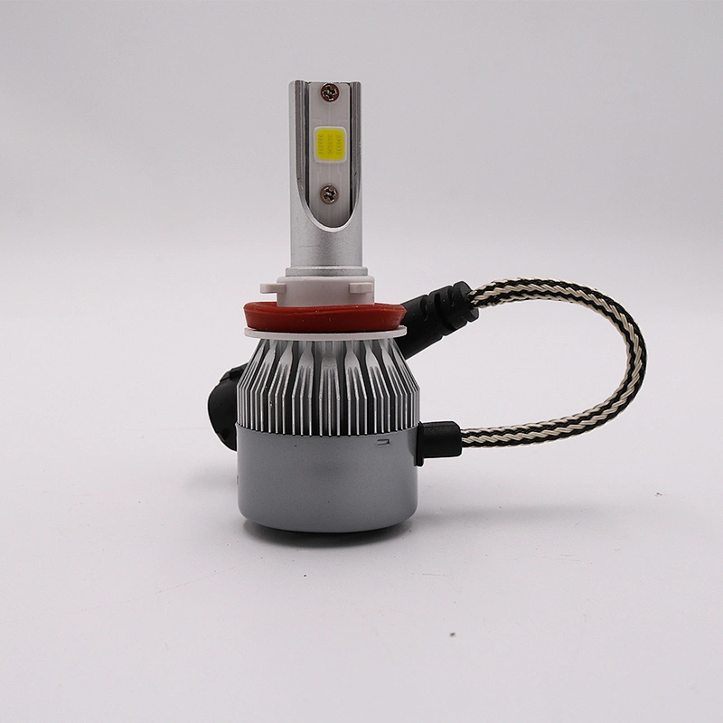 CENREE 1件LED汽车前灯3800lm 36W灯泡H11替换汽车前照灯汽车LED灯雾灯6500K