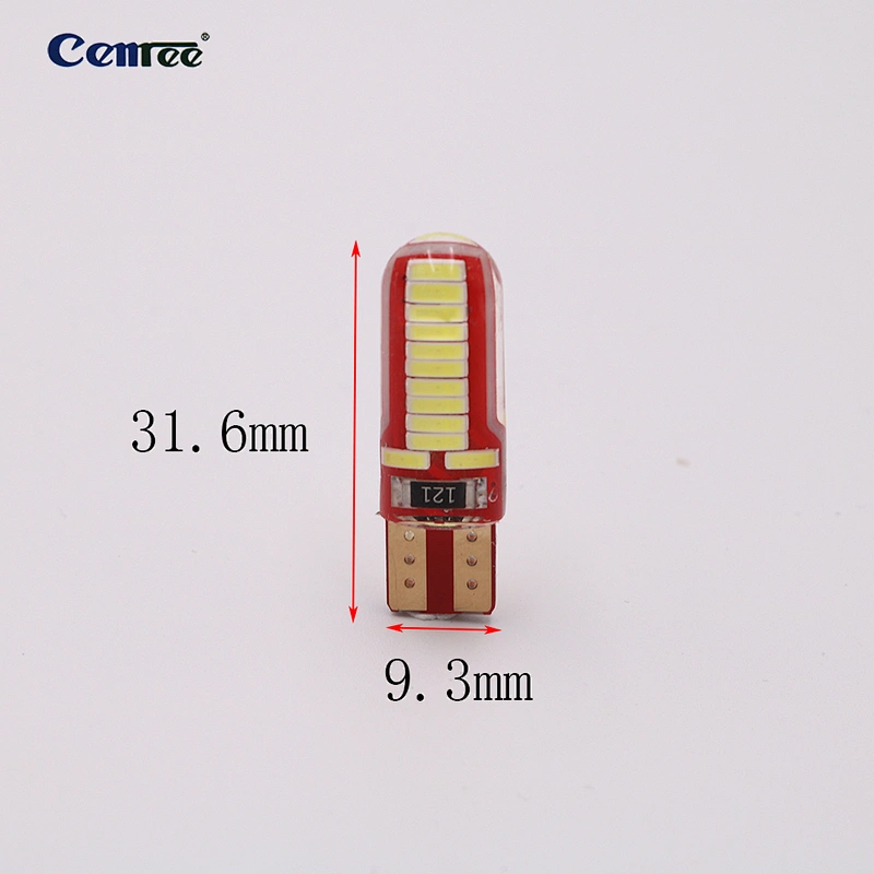 CENREE LED Bulb 1W 24*4014 SMD Equivalent Silicone Coated Shatterproof 200 Lumens DC 12V
