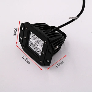 CENREE 18w Flush Mount Led Car Work Light Fog Lamp Headlamps for Jeep Truck Tacoma Bumper