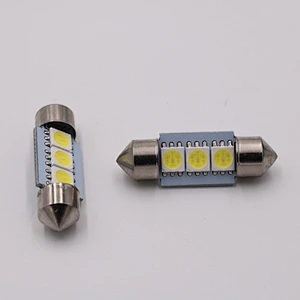 CENREE 10pcs 33mm 5050 SMD 3 LED CANBUS NO ERROR Auto Festoon Lamp Car Map Roof Reading Bulb Headlight