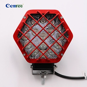 CENREE 48w With Net Black/Red Outdoors Camping Emergency Light for Truck Pickup Jeep SUV ATV UTVLED