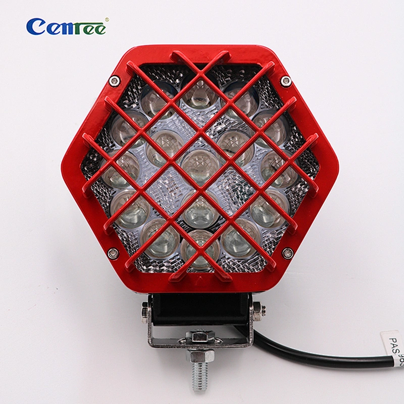 CENREE 48w With Net Black/Red Outdoors Camping Emergency Light for Truck Pickup Jeep SUV ATV UTVLED