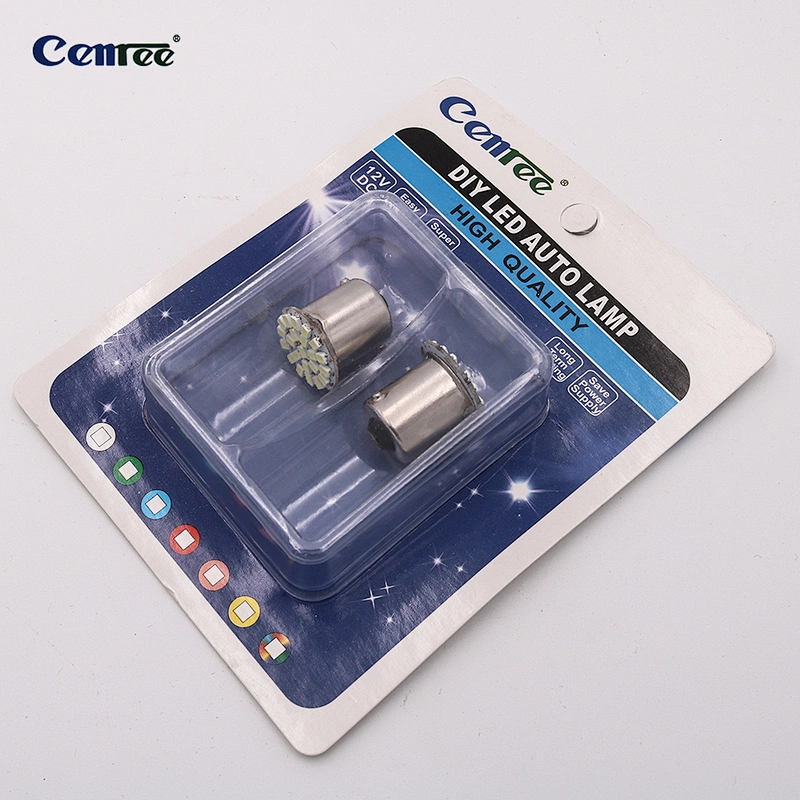 CENREE 10PCS Classy Autos 1156 LED White Car Stop Light Headlight