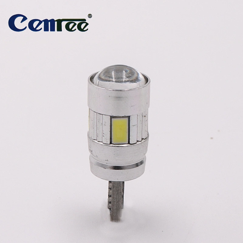 CENREE 10pcs 5630 6 LED Car Tail Bulb Headlight auto Daytime Running Light white 12V Headlight