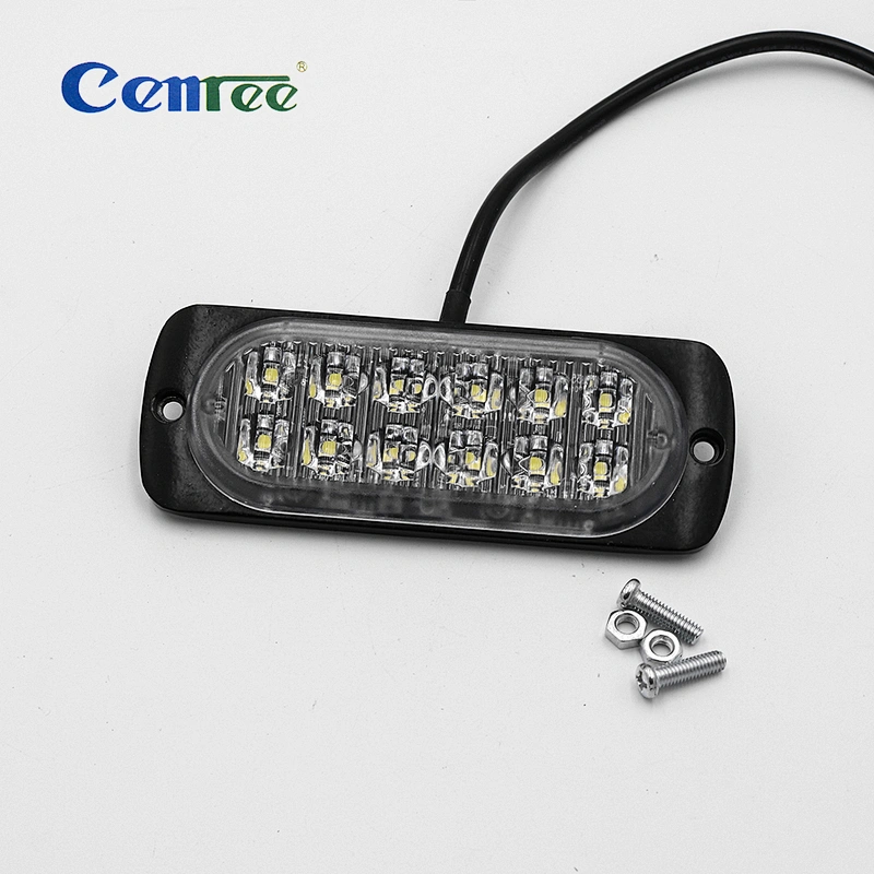 CENREE 1pcs 1200LM IP67 LED Work Light Bar Warning for Indicators Motorcycle Driving Offroad Boat Car Tractor Truck 4x4 SUV ATV