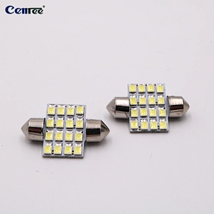 CENREE 2835 6000K White 32mm 21mm LED Bulbs for Map Trunk Cargo Area Lights 12V Lamps