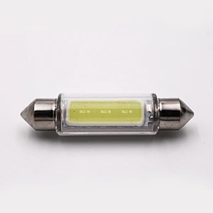CENREE 10pcs High Quality COB led Car Festoon Lights White 12V Headlight
