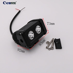 CENREE 1pcs LED light bar 20W IP67 300LM 6000K Spot Light for Motorcycle Car Tractor Boat Off Road Truck ATV Work Light Lamp