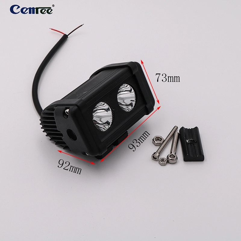 CENREE 1pcs LED light bar 20W IP67 300LM 6000K Spot Light for Motorcycle Car Tractor Boat Off Road Truck ATV Work Light Lamp