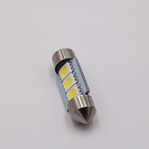 CENREE 10pcs 33mm 5050 SMD 3 LED CANBUS NO ERROR Auto Festoon Lamp Car Map Roof Reading Bulb Headlight