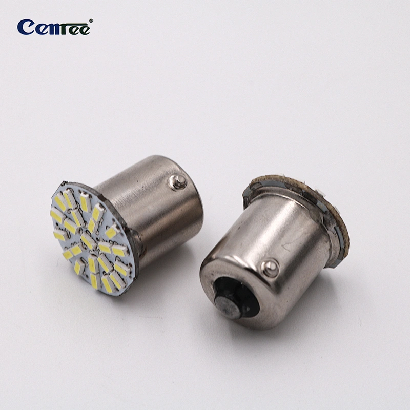 CENREE 10PCS Classy Autos 1156 LED White Car Stop Light Headlight