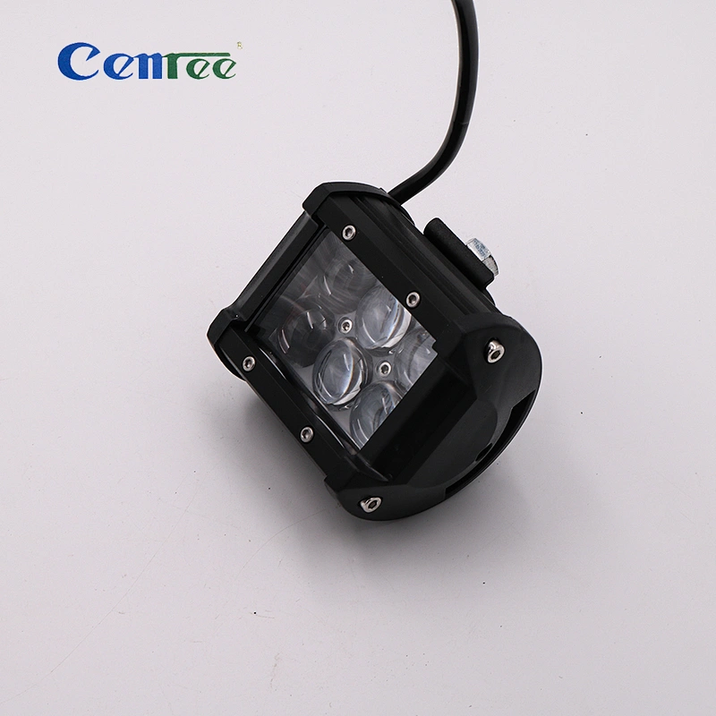 CENREE 1pcs Light Bar 18W IP67 1620LM Motorcycle Tractor Boat Off Road 4WD 4x4 Truck SUV ATV Spot Light LEDWork Light Lamp