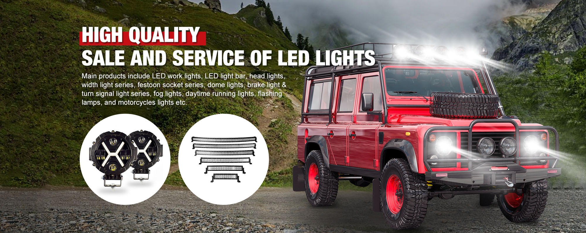 high quality  sale and service of led lights