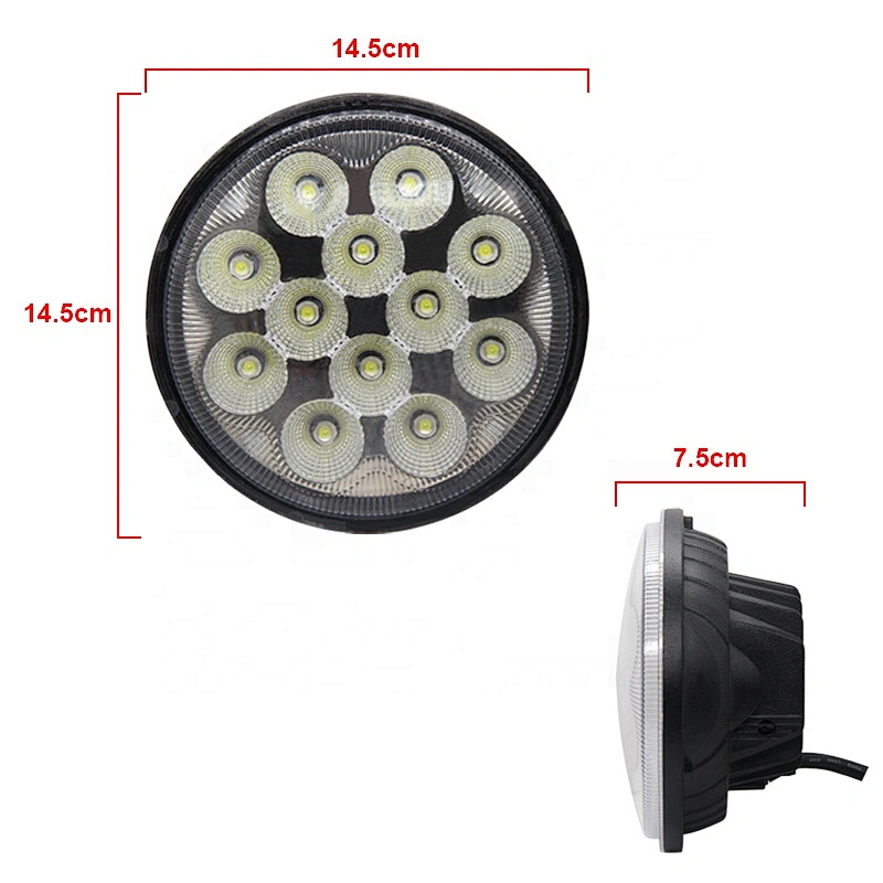 LED luces para auto car focos led faro led para moto car led truck lights 36 led work light