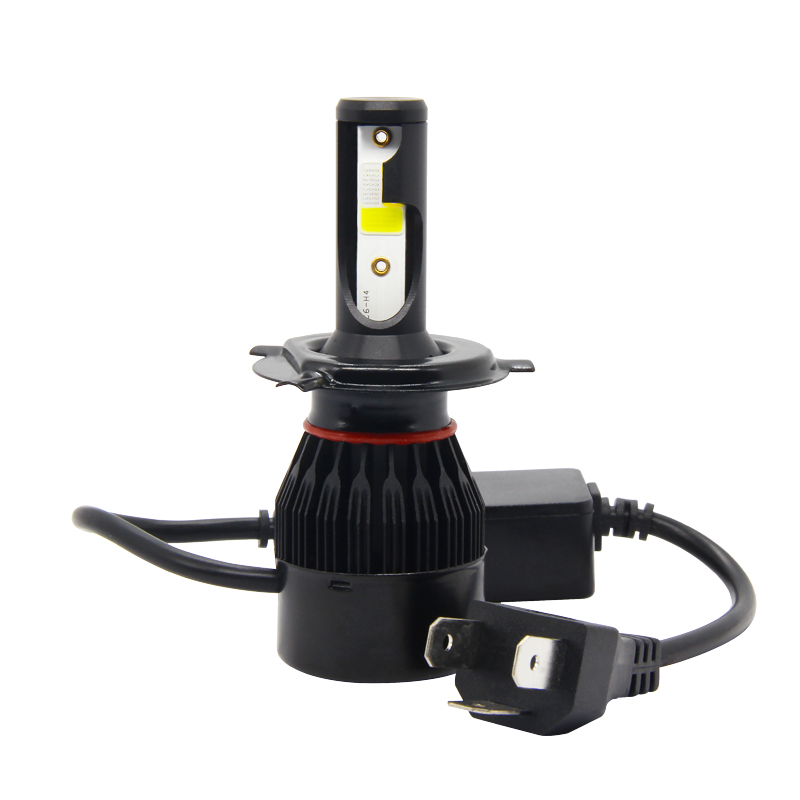 Pair 3 colors Super Bright 6000LM LED Headlight Bulb H1 H3 H4 H7 H11 9005 9006 880 881 LED Canbus Light Bulb For Cars