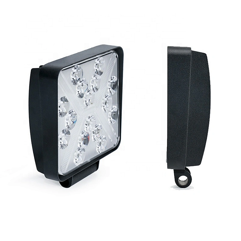 4.3INCH Car LED work  Ring LED light lamp work light 12v led car light with amber angel eyes DRL