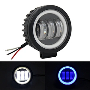 Best selling Angel Eye Spotlight 30w Led Work Light Round 4 Inch With Aperture Forklift Light Motorcycle Light