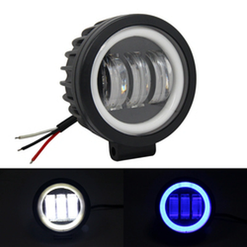 Best selling Angel Eye Spotlight 30w Led Work Light Round 4 Inch With Aperture Forklift Light Motorcycle Light