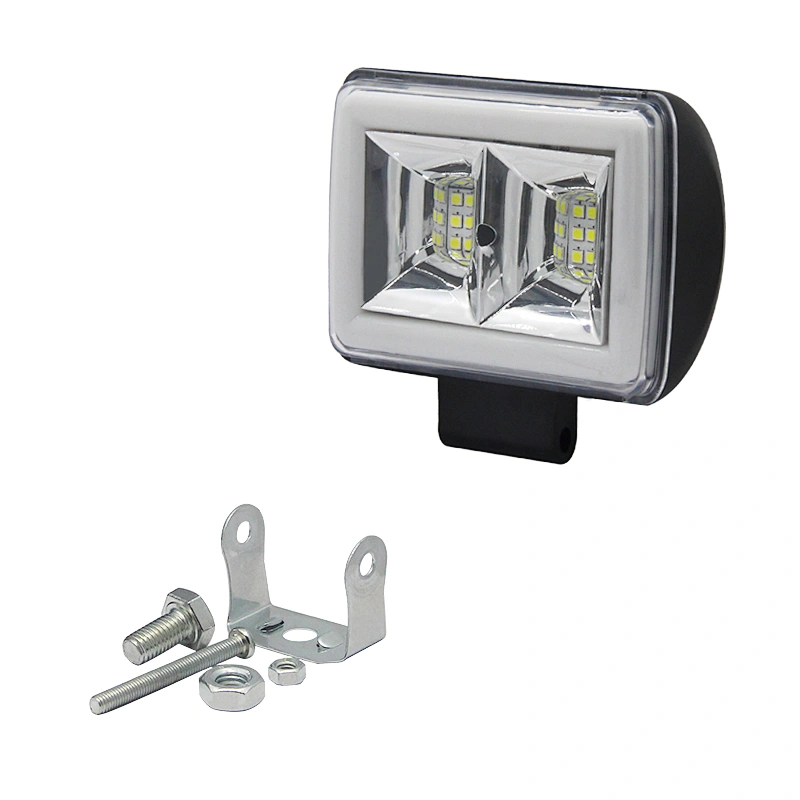High Quality Angel Eyes LED Work light White Yellow for 4X4 Motorcycle Truck Camping Car Driving Fog Lamp Spot Flood Lights