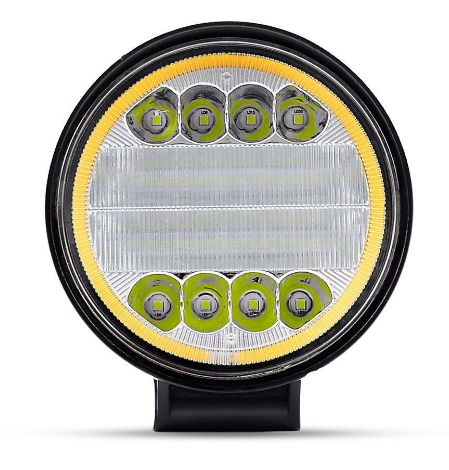 auto lighting system led angel eyes   faro Led Lupa Cuadrado redondo 4x4 Off Road  Moto luz auto led