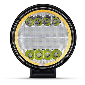 auto lighting system led angel eyes   faro Led Lupa Cuadrado redondo 4x4 Off Road  Moto luz auto led
