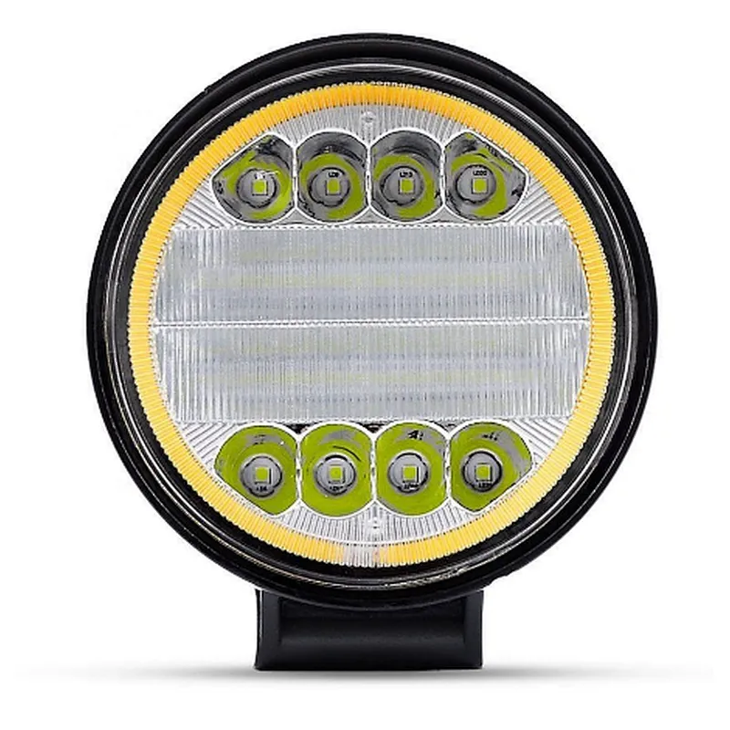 auto lighting system led angel eyes   faro Led Lupa Cuadrado redondo 4x4 Off Road  Moto luz auto led