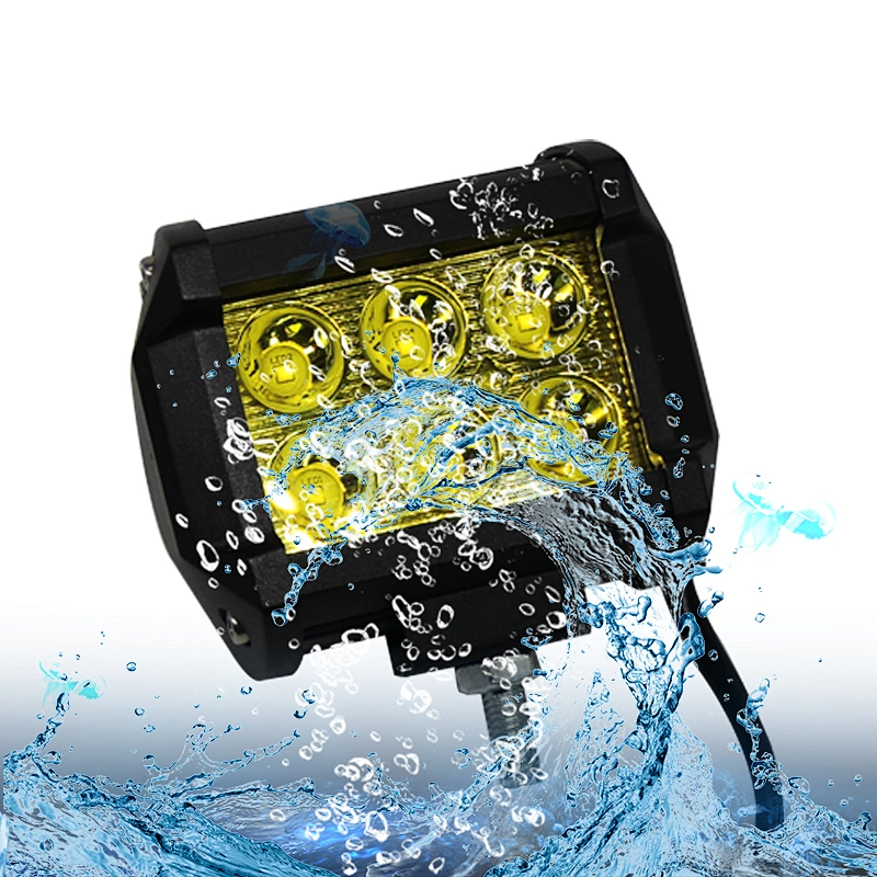 4 Inch 18w Spot  Flood Beam 12v 24v Off Road Car Led Work Light For Truck Boat Suv Atv 4x4 Led Car Bar 6000k Bar Lamp