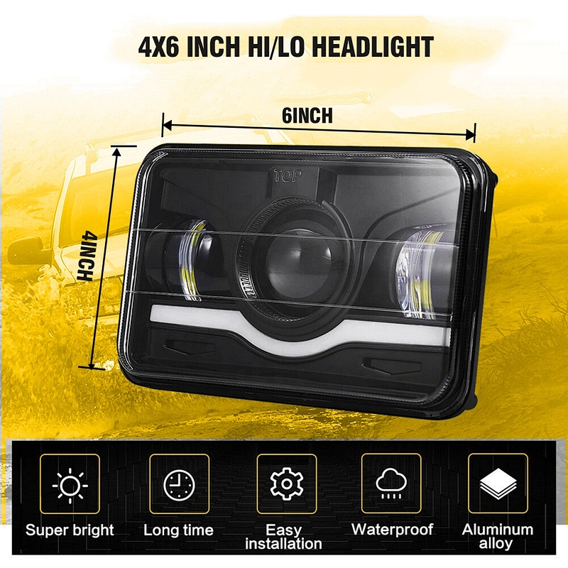 45w  Led Headlight  High Low Beam DRL Led DRL Amber Turn Signal