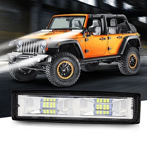 Auto Lighting System 6inch 48w COB Car Led Work Light Bar Spotlights Flood Beam for SUV Truck Offroad Boat LED Driving Lamp