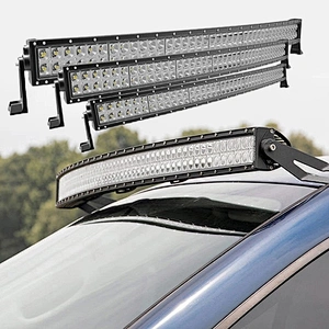 Car LED vehiculo neblineros led para 4x4 accesorios para autos luz 120w led light bar luces curvas