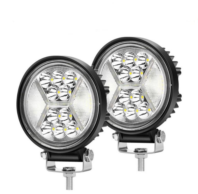 Led Work Light Bar 45w Spot Lights for Truck Auto Tractor SUV ATV Car Accessories