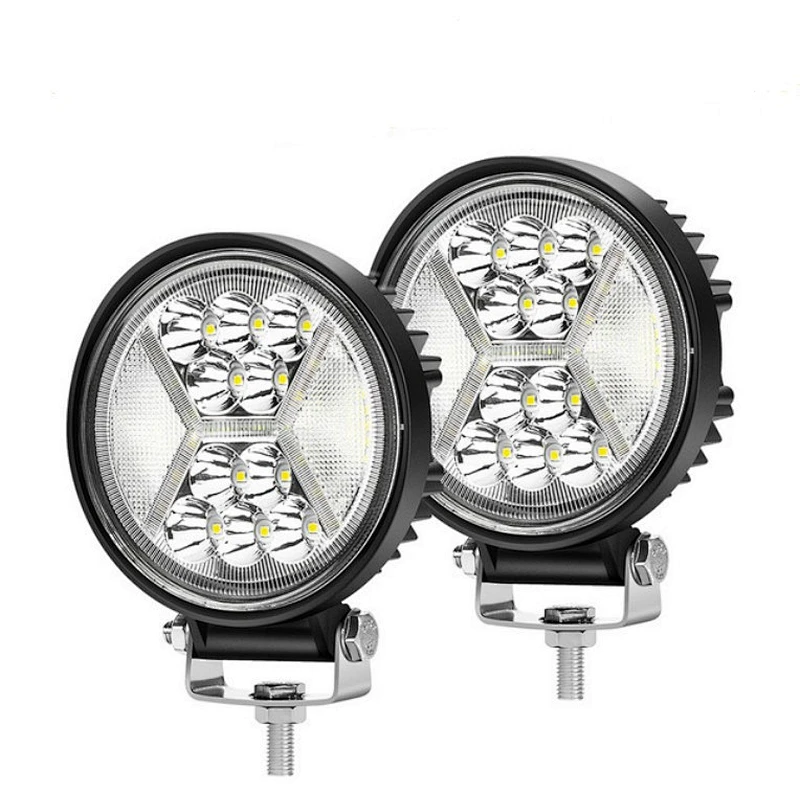 Led Work Light Bar 45w Spot Lights for Truck Auto Tractor SUV ATV Car Accessories
