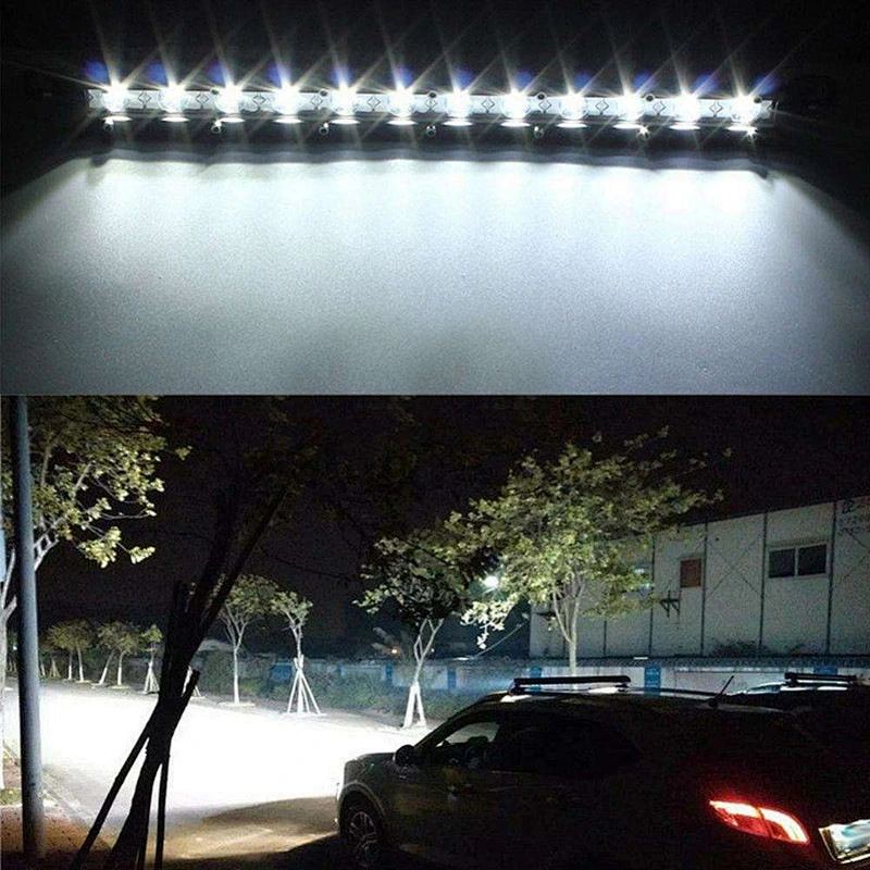 2021 NEW products 36w led spot work light bar with lens for Truck Motorcycle SUV ATV Car Boat V car light