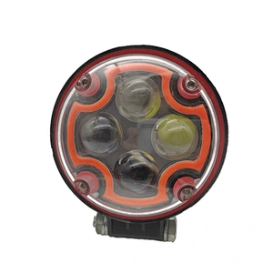 4inch 12w IP67 waterproof 14D LED working light with Angel Eyes flash Function Car Led light