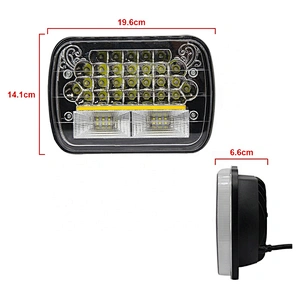 Faro 60w 120w led faro auxiliar angel eyes blue yellow led for mercedes luz ojos de Angel led para moto truck
