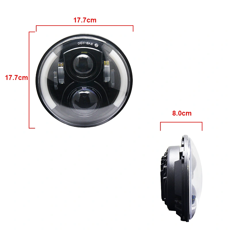 High Quality Led Working Light 30w Drl For Jeep For Wrangler Round  7inch Car Lights Led Headlight Headlamp
