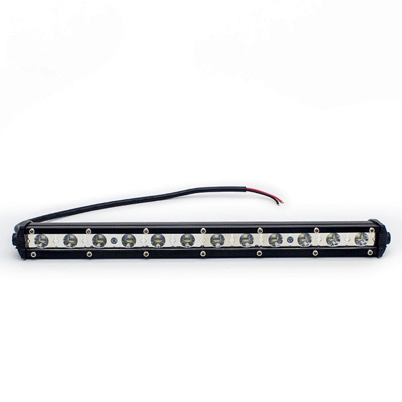 2021 NEW products 36w led spot work light bar with lens for Truck Motorcycle SUV ATV Car Boat V car light