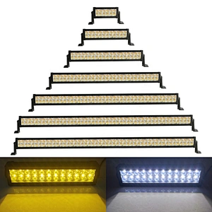 BARRA LED CARRO WHITE-YELLOW 5 FUNCIONES FLASH LUZ BAR LED LIGHTS