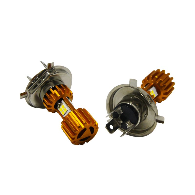 Hot Selling Motorcycle Led Headlight H4 Hs1 H6 P15d Led Motorbike 3000lm  Universal Moto Light