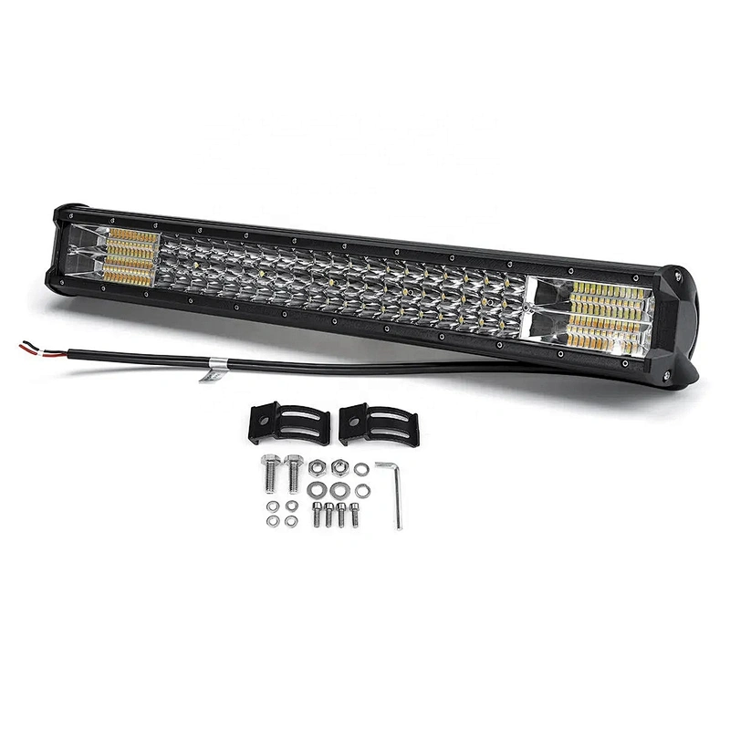 12V-24V CAR LED Work Light  Truck Motorcycle SUV ATV Car Boat  amber led bar FLASH 5 FUNCTIONS