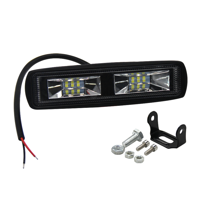 Daytime Running Light Spotlight 24W 12V 24V LED work Light Bar for Motorcycle Offroad 4x4 ATV Truck Tractor